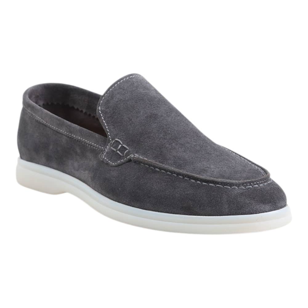 Loro Piana Charcoal suede Grey