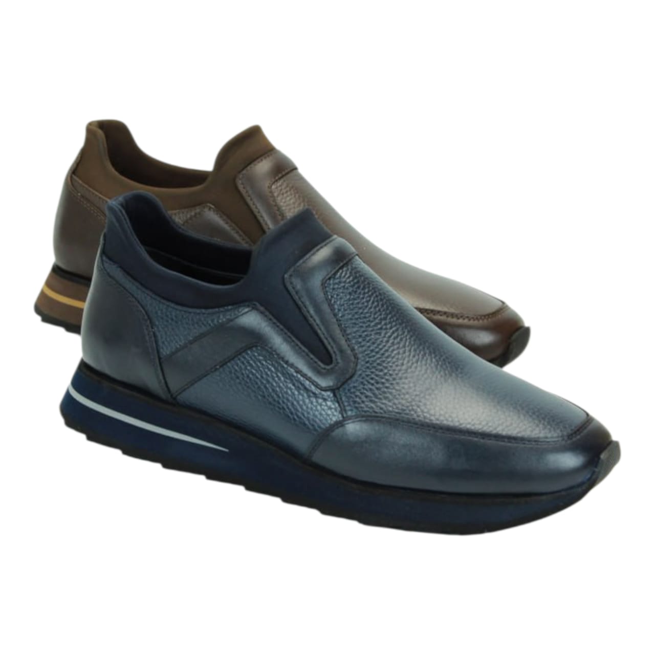 Men’s Smart-Casual Leather Slip-On Shoes