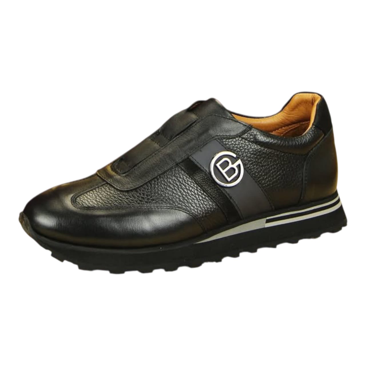Men’s Smart-Casual Leather Slip-On Shoes