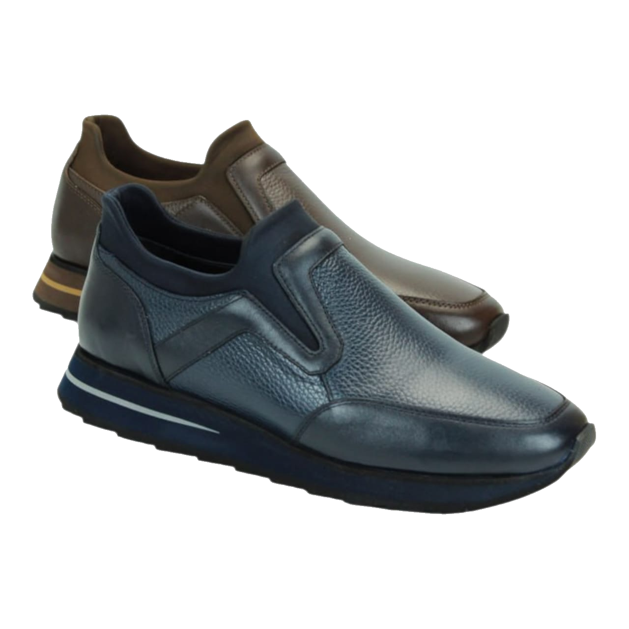 Men’s Smart-Casual Leather Slip-On Shoes